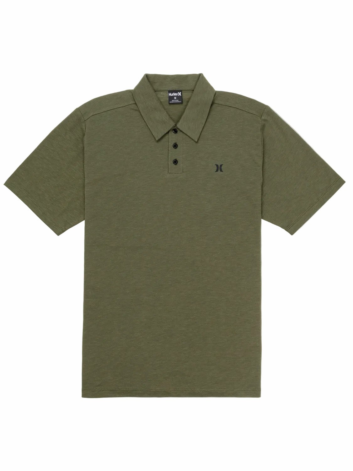 Hurley Mens Icon Slub Polo Short Sleeve