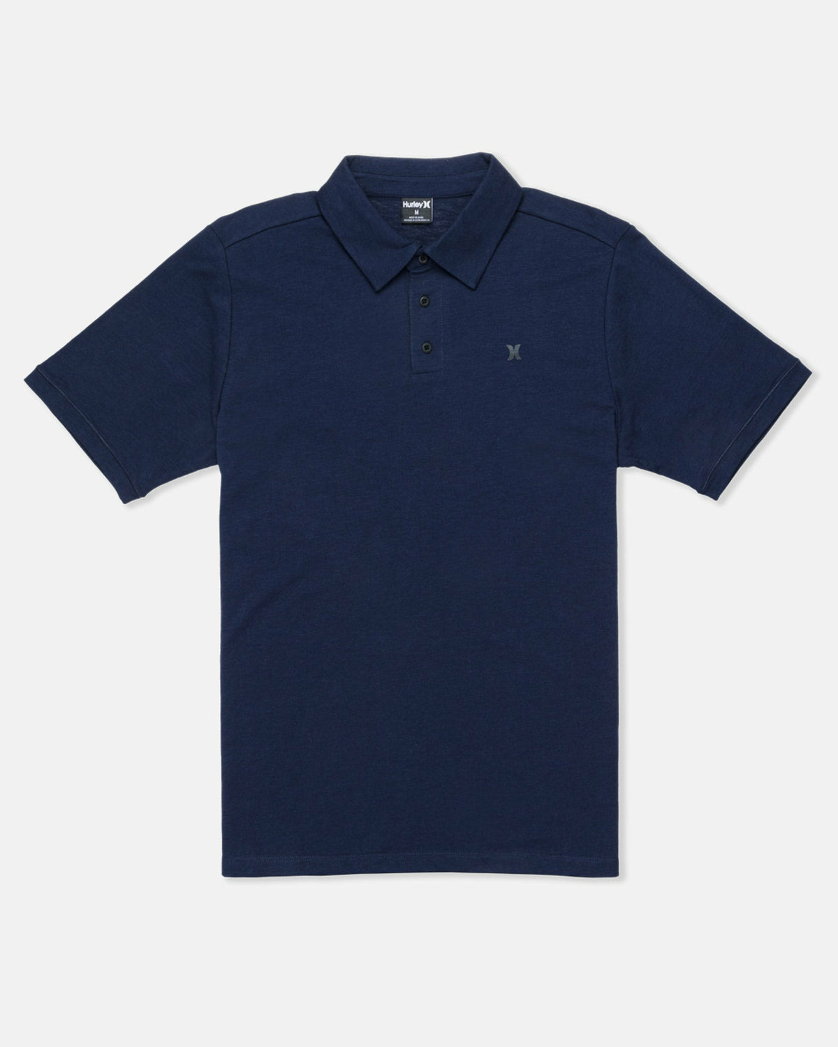 Hurley Mens Icon Slub Polo Short Sleeve