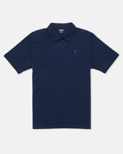 Hurley Mens Icon Slub Polo Short Sleeve