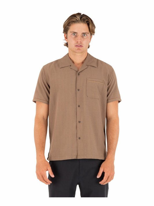 Hurley Mens Lay Day Camp Short Sleeve