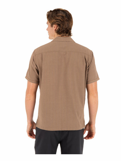 Hurley Mens Lay Day Camp Short Sleeve