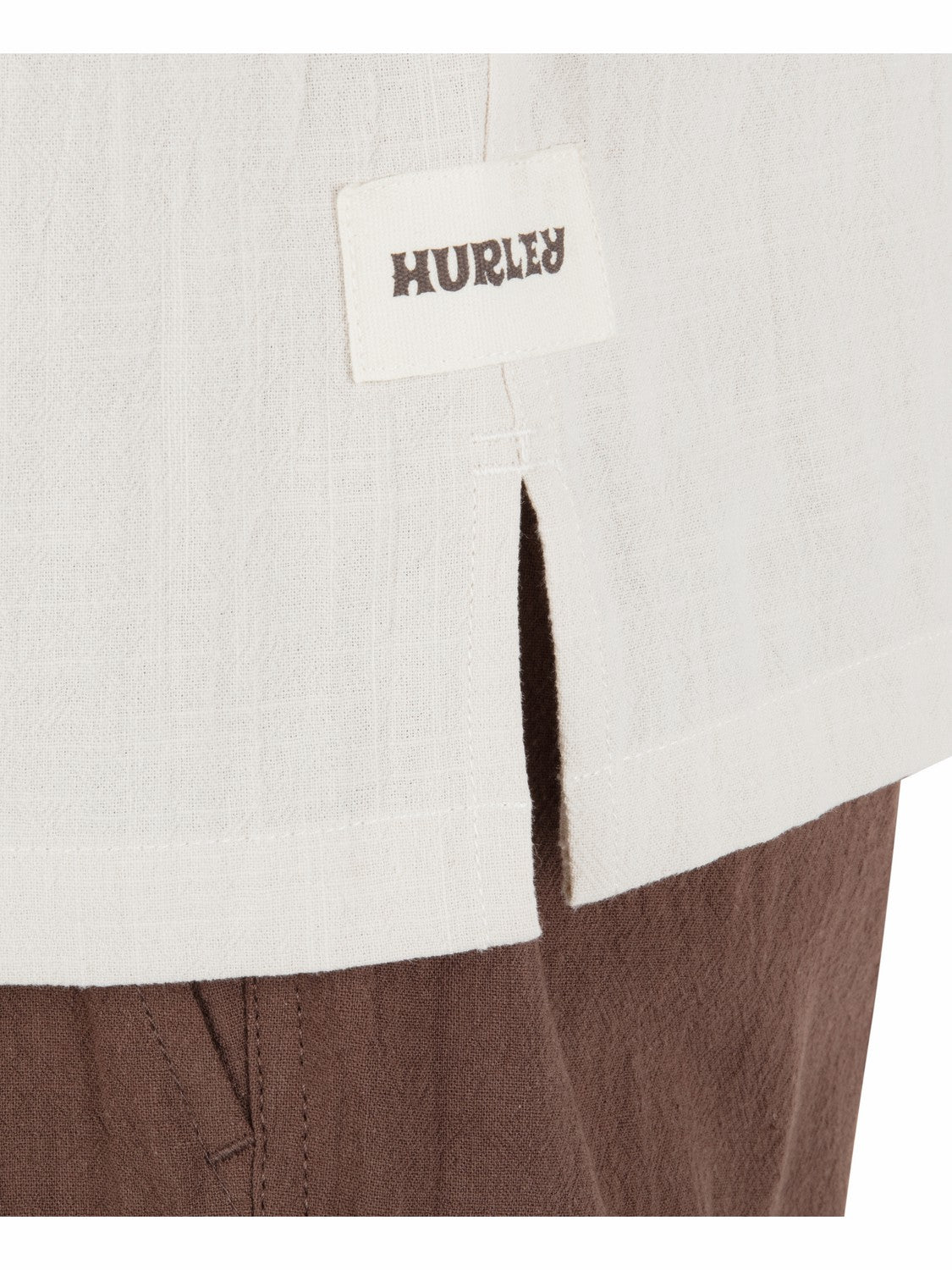 Hurley Mens Sano Camp Embroidered Short Sleeve