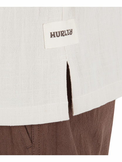 Hurley Mens Sano Camp Embroidered Short Sleeve