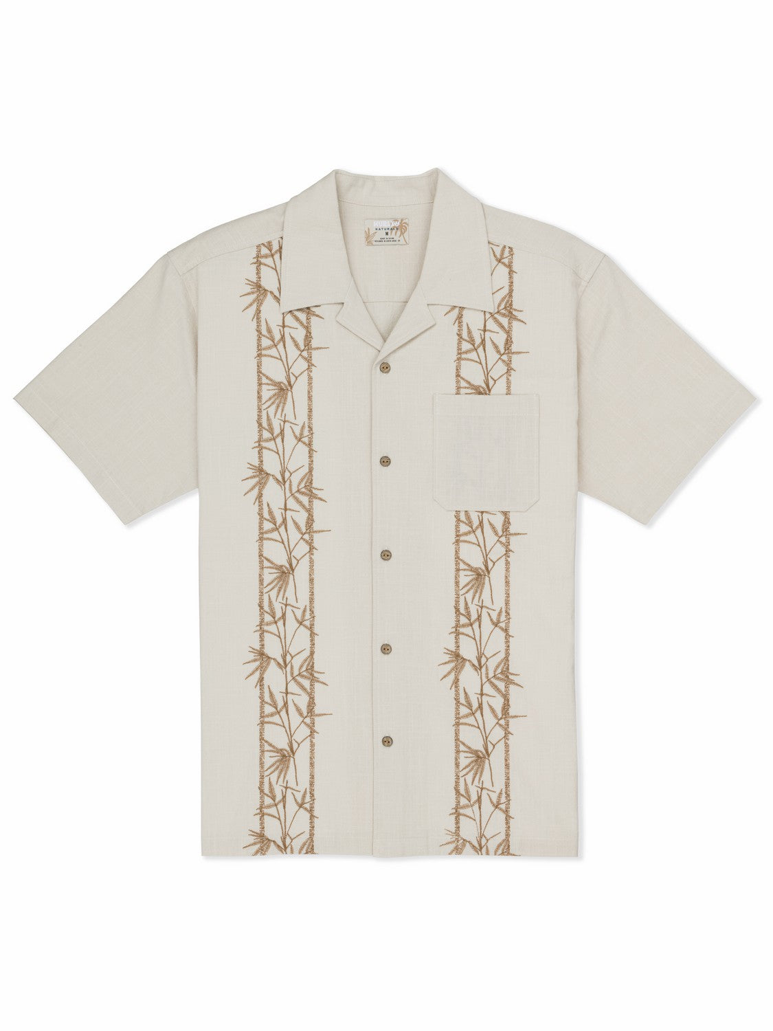 Hurley Mens Sano Camp Embroidered Short Sleeve