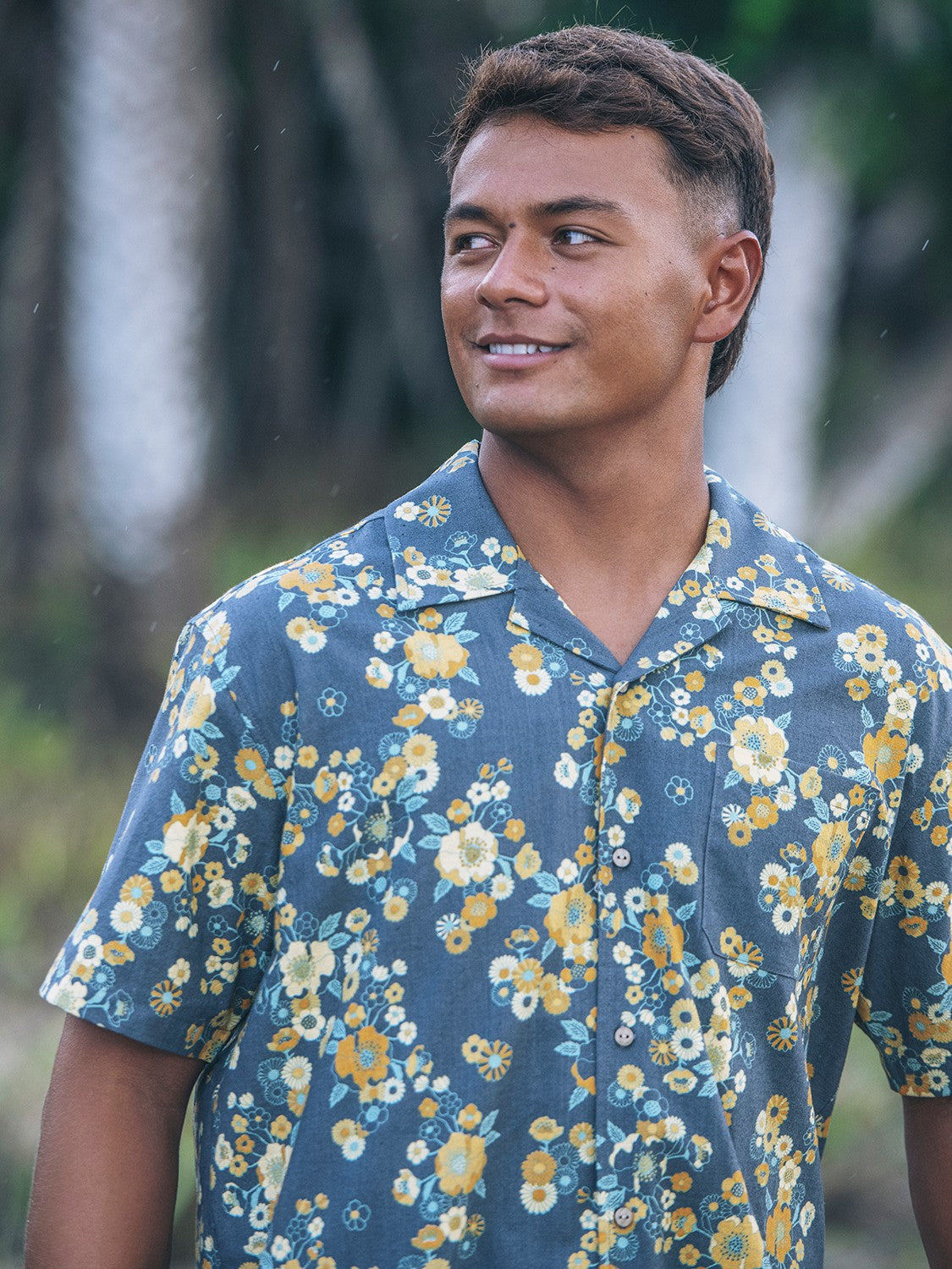 Hurley Mens Dogpatch Camp Short Sleeve