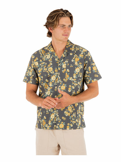 Hurley Mens Dogpatch Camp Short Sleeve