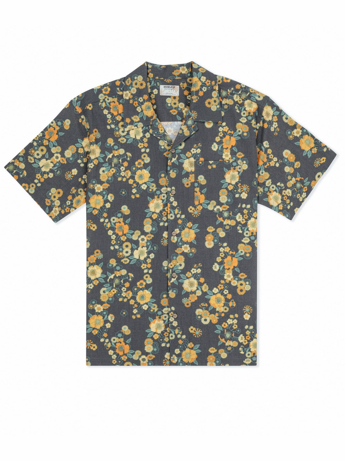 Hurley Mens Dogpatch Camp Short Sleeve