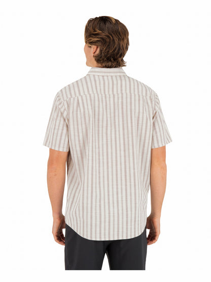 Hurley Mens Lido Stripe Short Sleeve