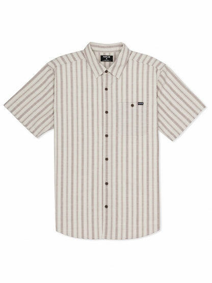 Hurley Mens Lido Stripe Short Sleeve