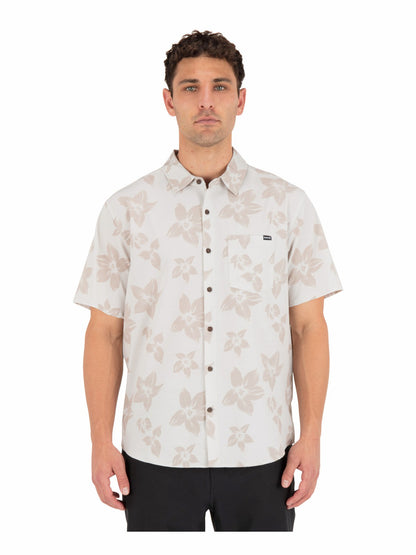Hurley Mens Newport Stretch Short Sleeve