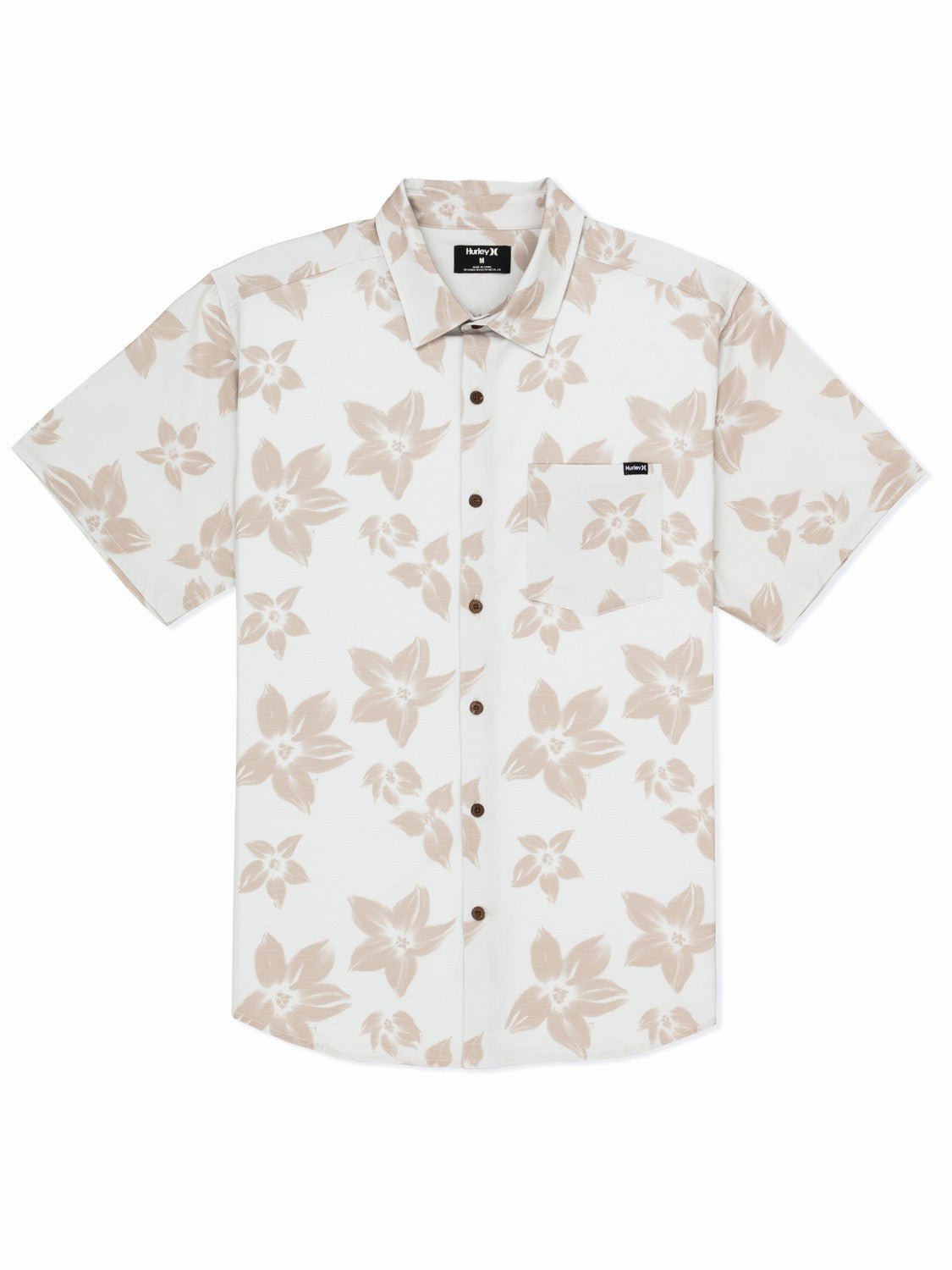 Hurley Mens Newport Stretch Short Sleeve