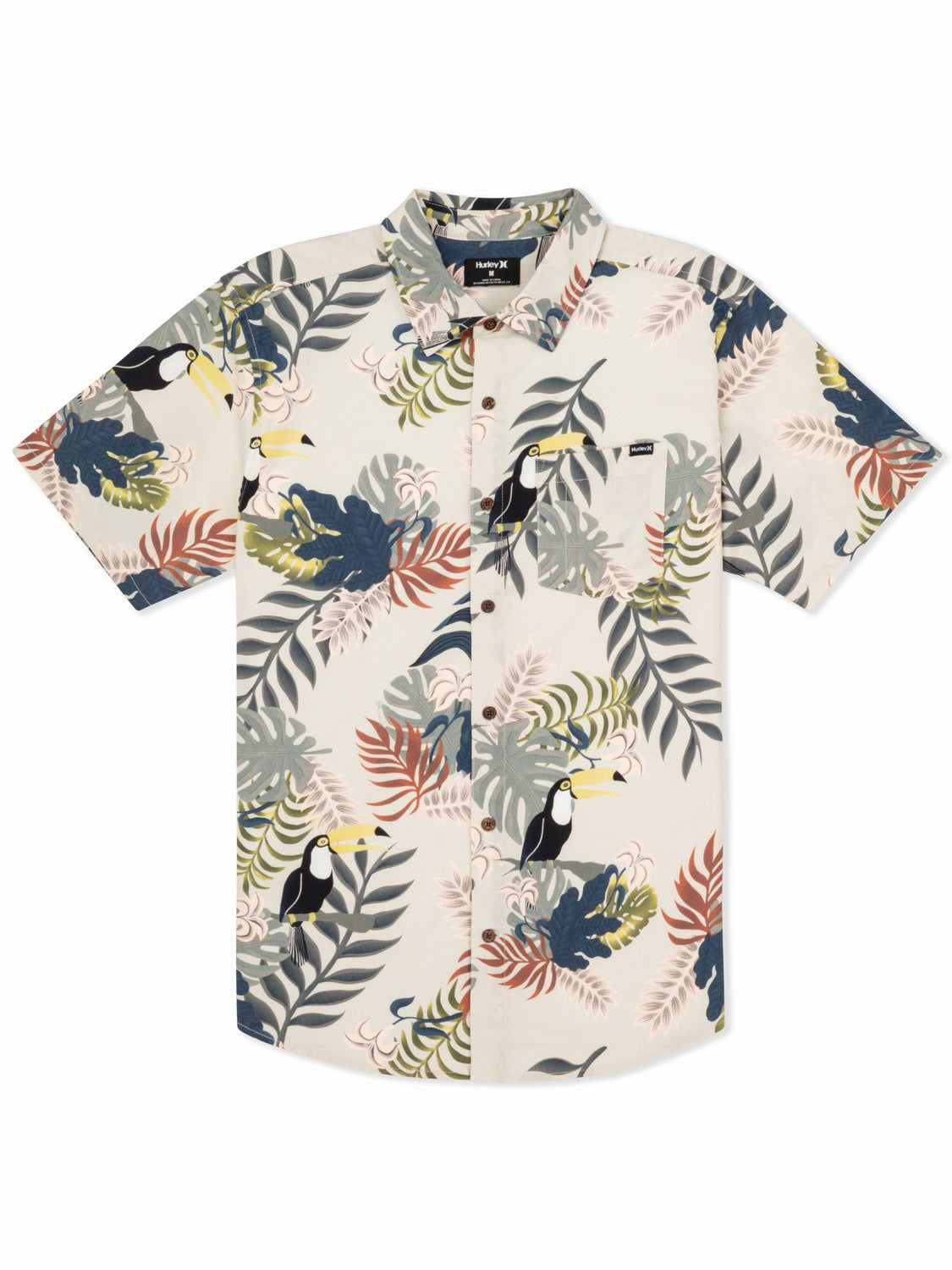 Hurley Mens Lido Stretch Short Sleeve