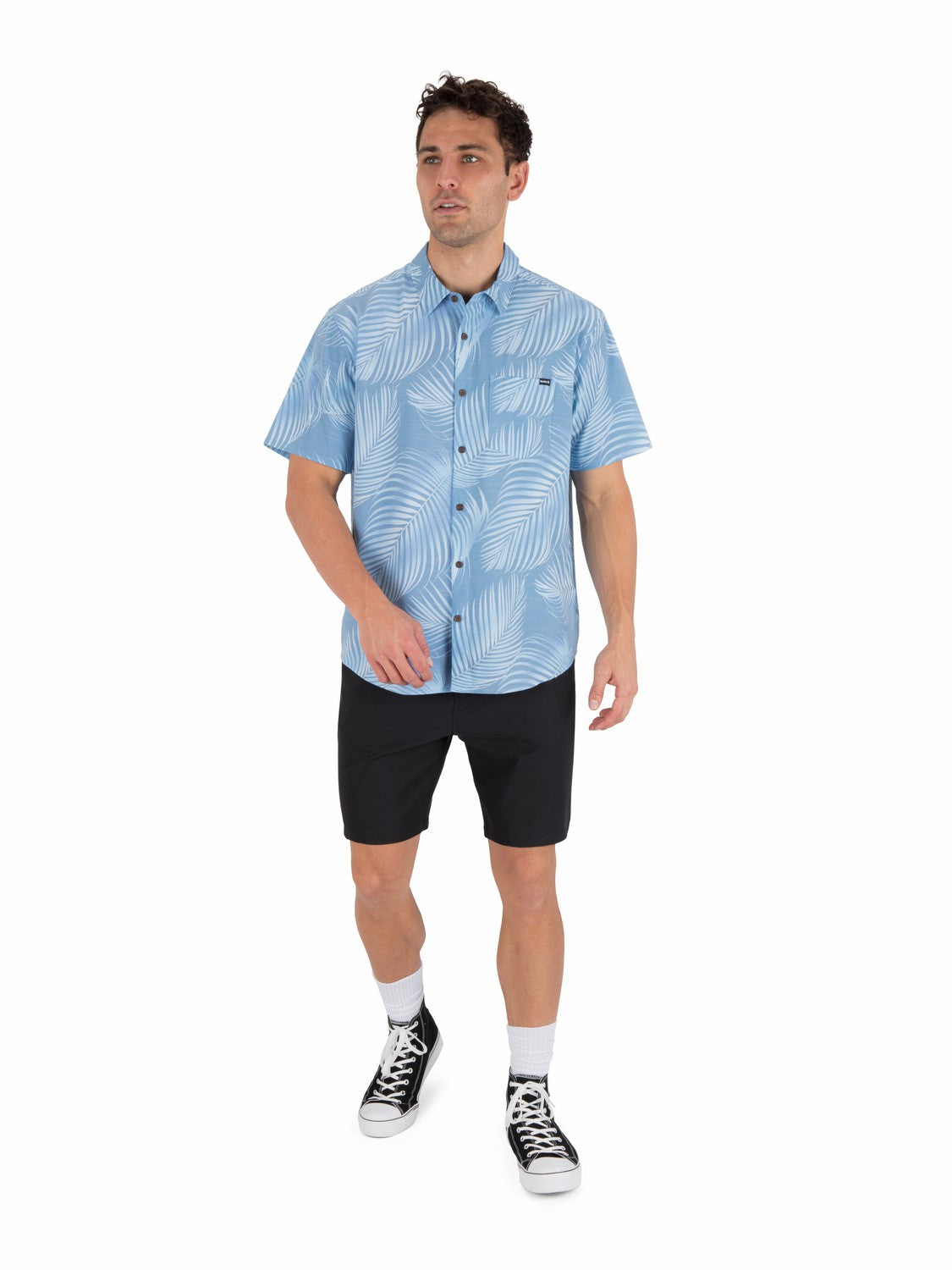 Hurley Mens Newport Stretch Short Sleeve