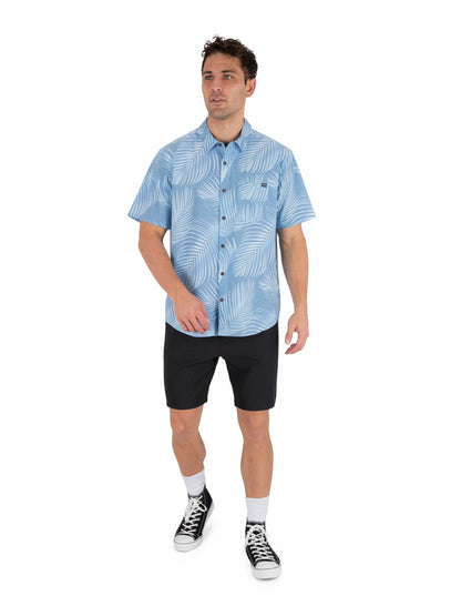 Hurley Mens Newport Stretch Short Sleeve