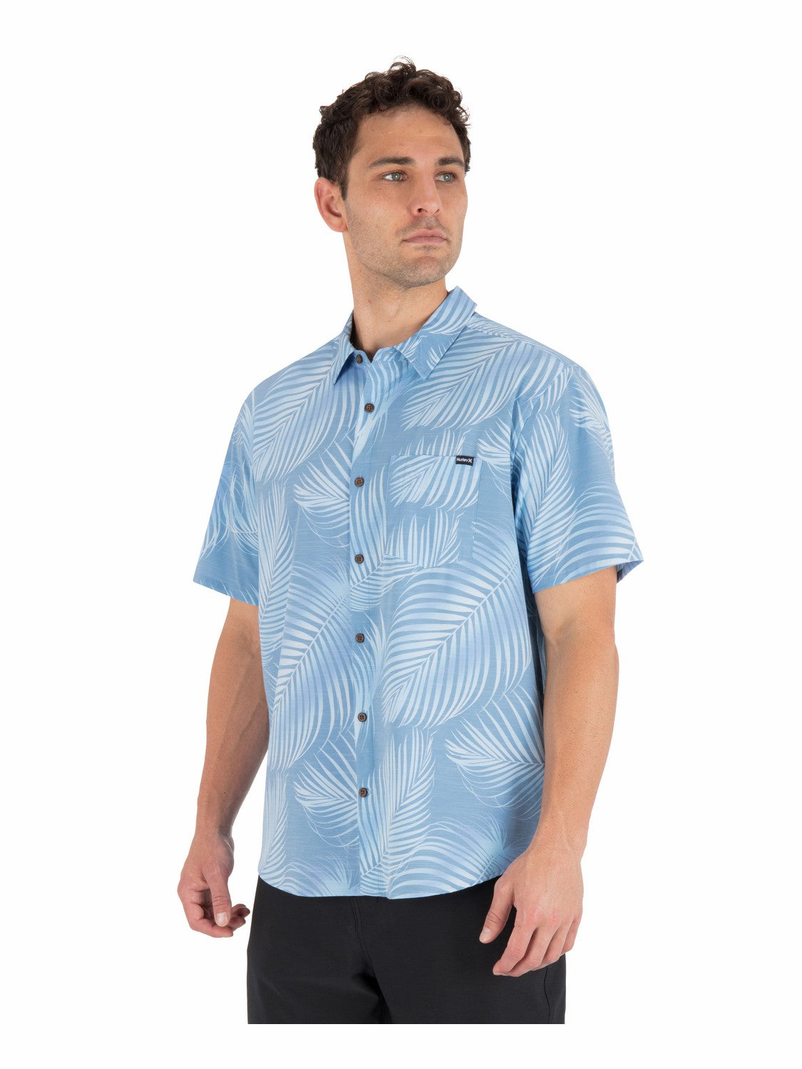 Hurley Mens Newport Stretch Short Sleeve