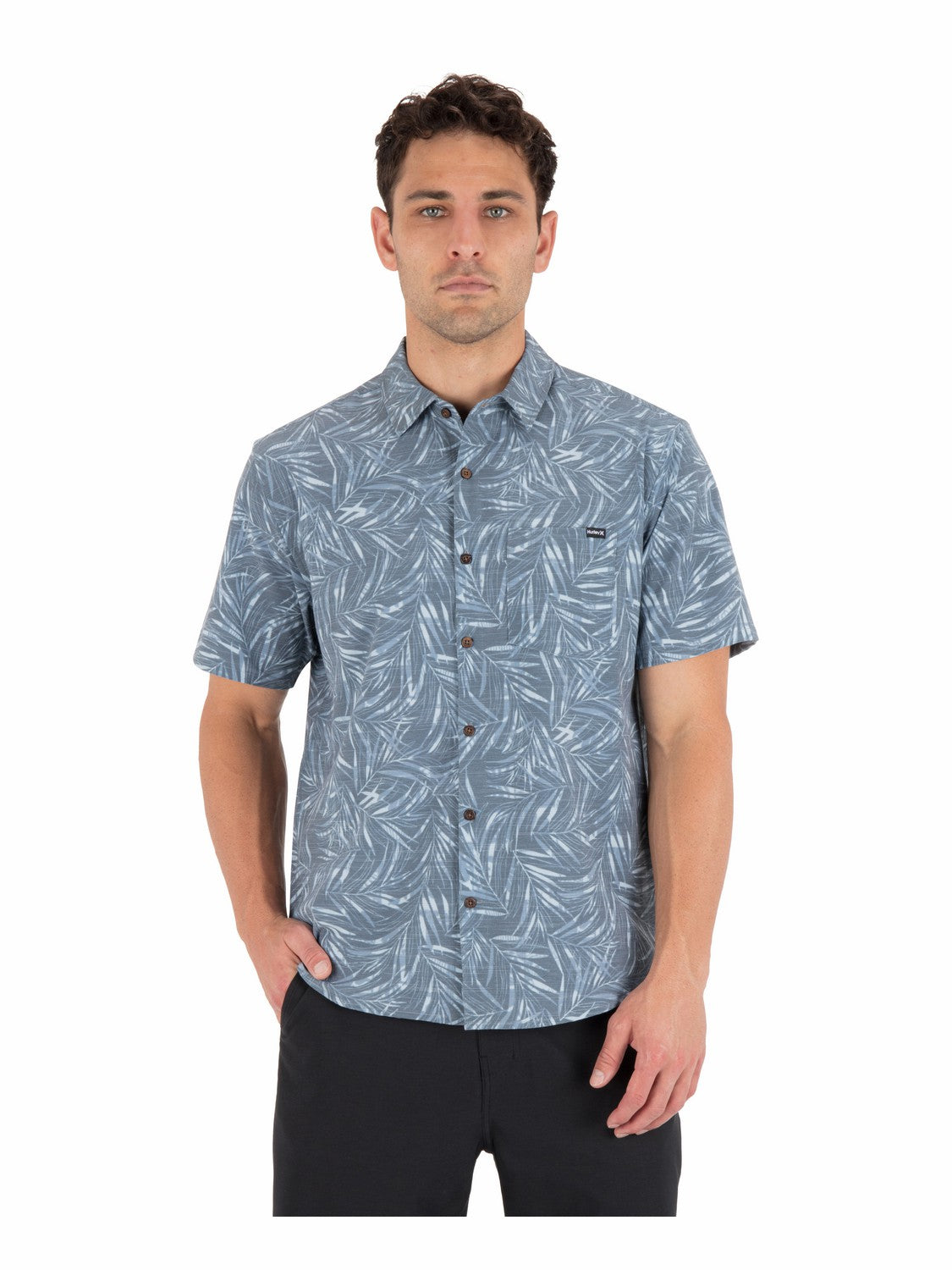 Hurley Mens Newport Stretch Short Sleeve