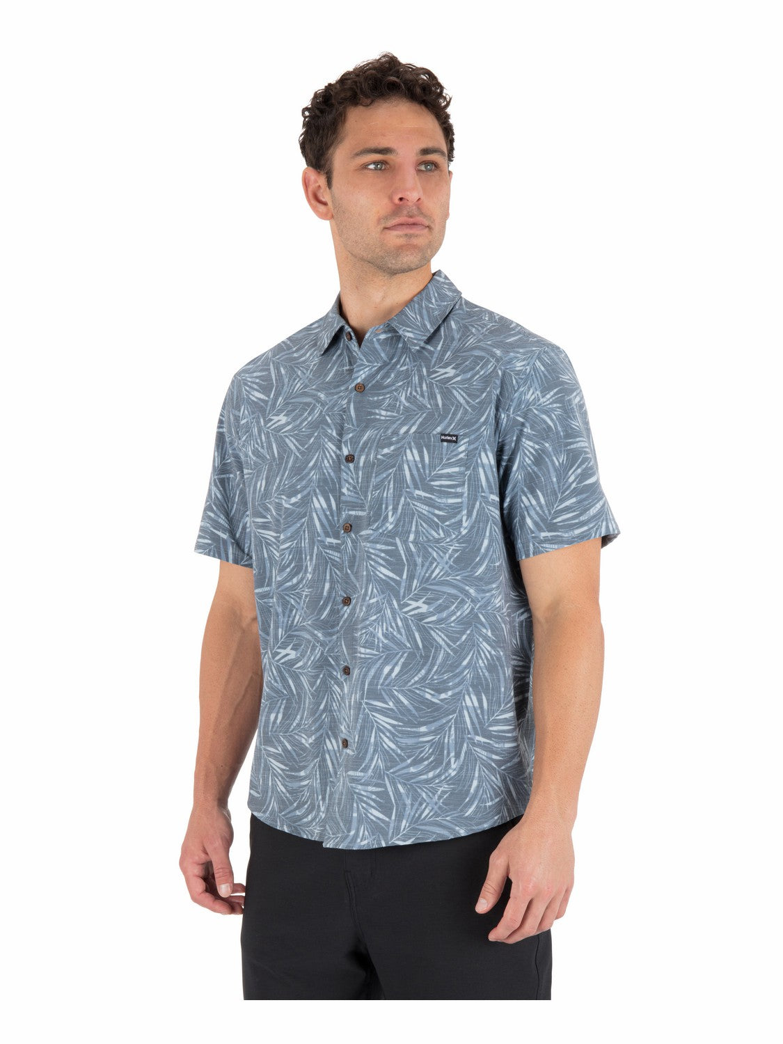Hurley Mens Newport Stretch Short Sleeve