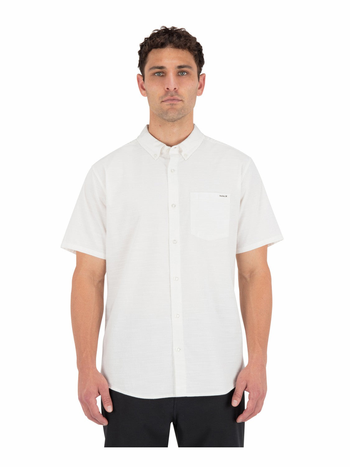 Hurley Mens Icon Stretch Short Sleeve