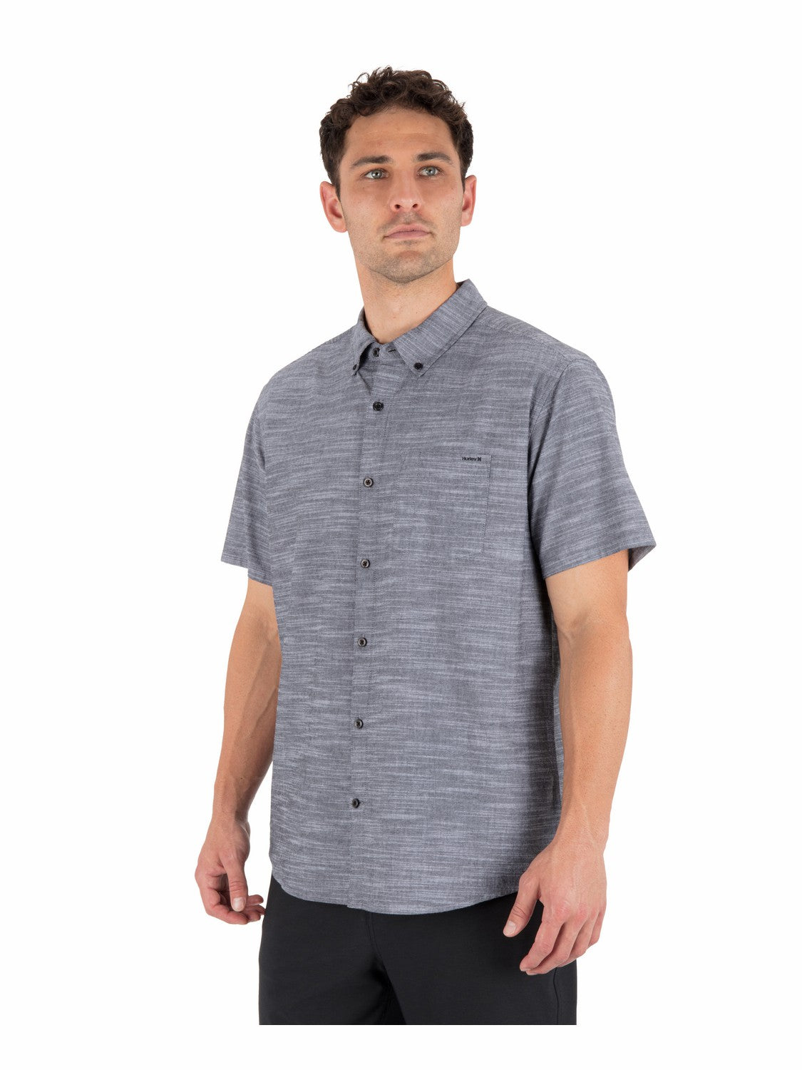 Hurley Mens Icon Stretch Short Sleeve