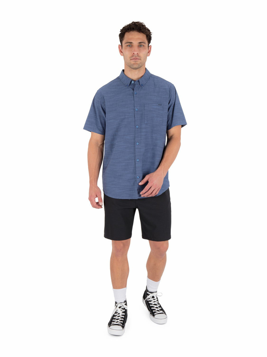 Hurley Mens Icon Stretch Short Sleeve