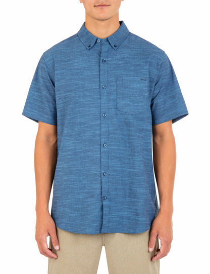 Hurley Mens One And Only Stretch Short Sleeve Shirt