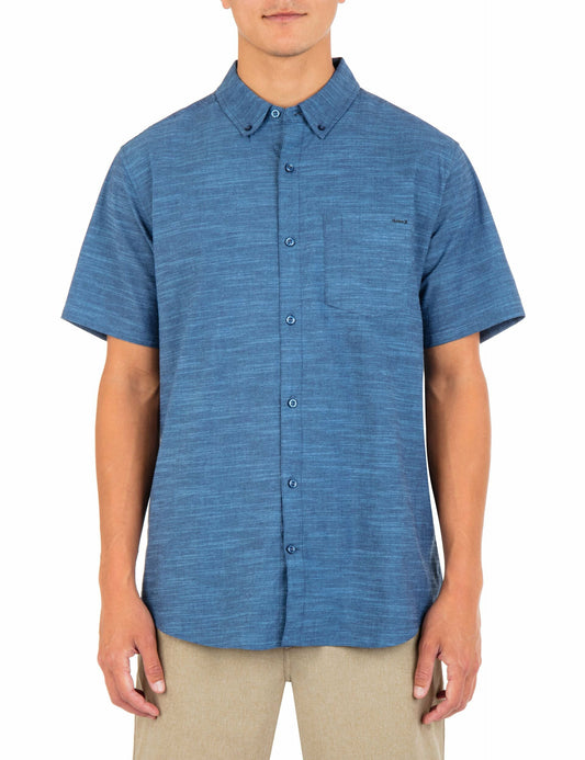Hurley Mens One And Only Stretch Short Sleeve Shirt