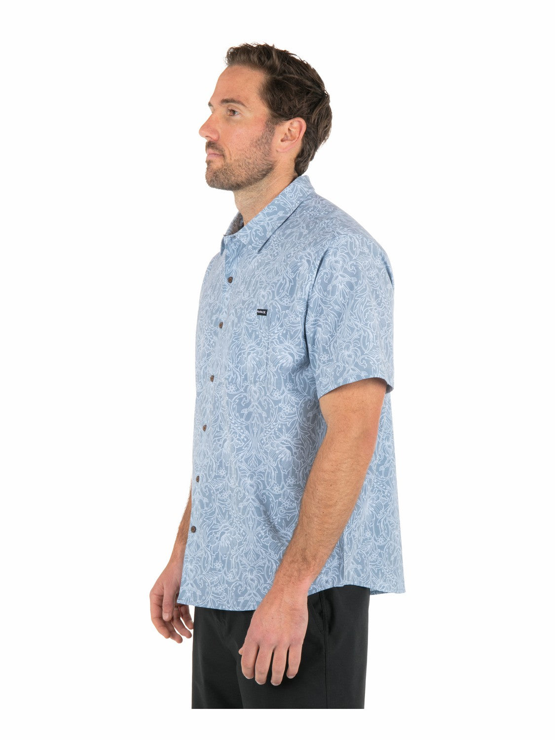 Hurley Mens Newport Stretch Short Sleeve
