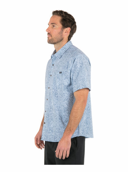 Hurley Mens Newport Stretch Short Sleeve