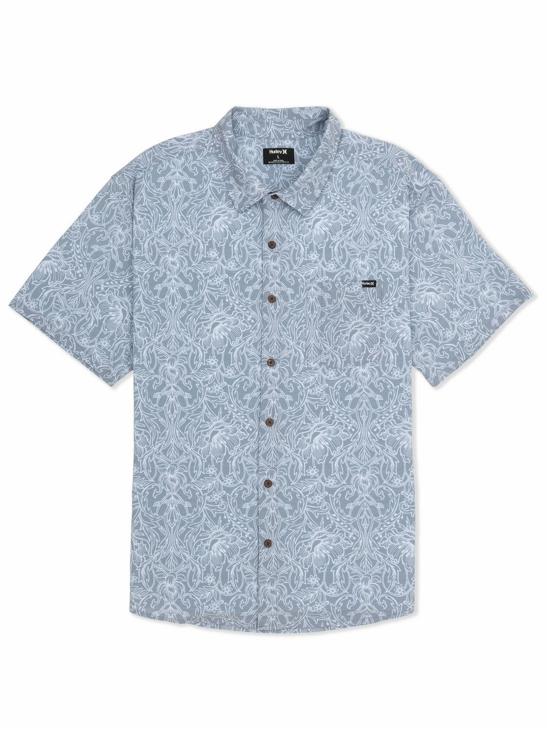 Hurley Mens Newport Stretch Short Sleeve