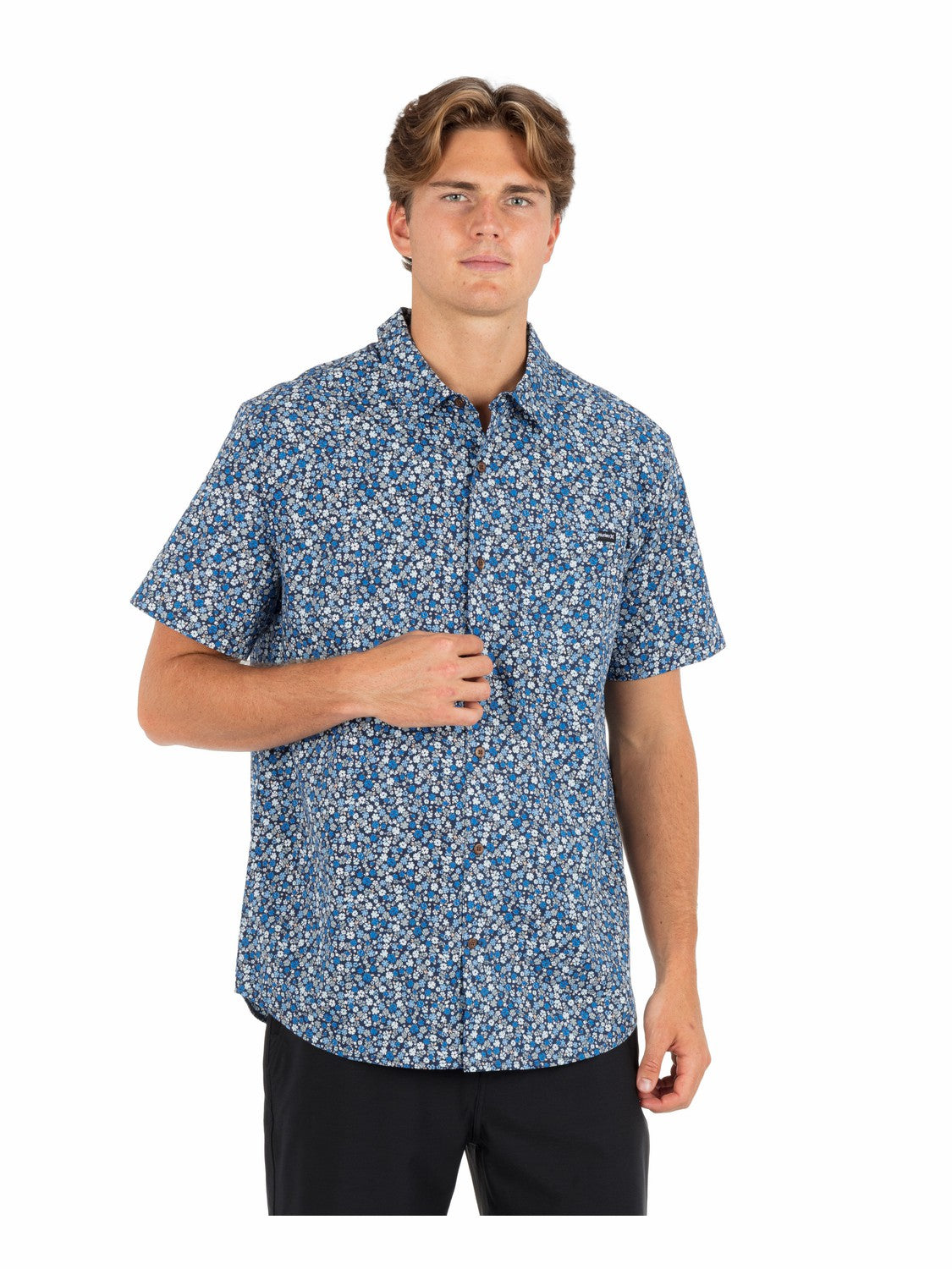 Hurley Mens Lido Stretch Short Sleeve