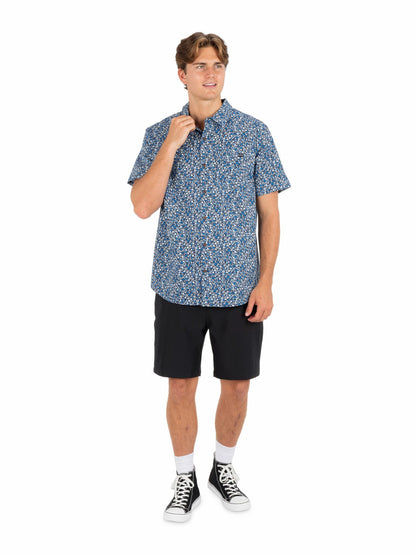 Hurley Mens Lido Stretch Short Sleeve