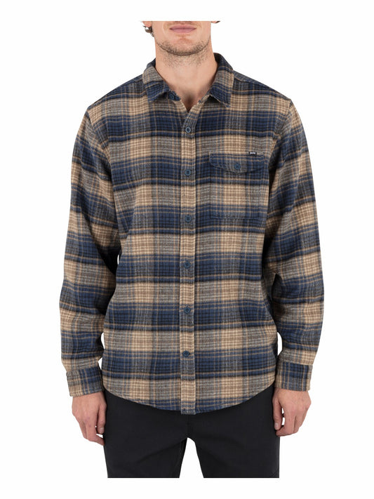 Hurley Mens Portland Heavyweight Flannel