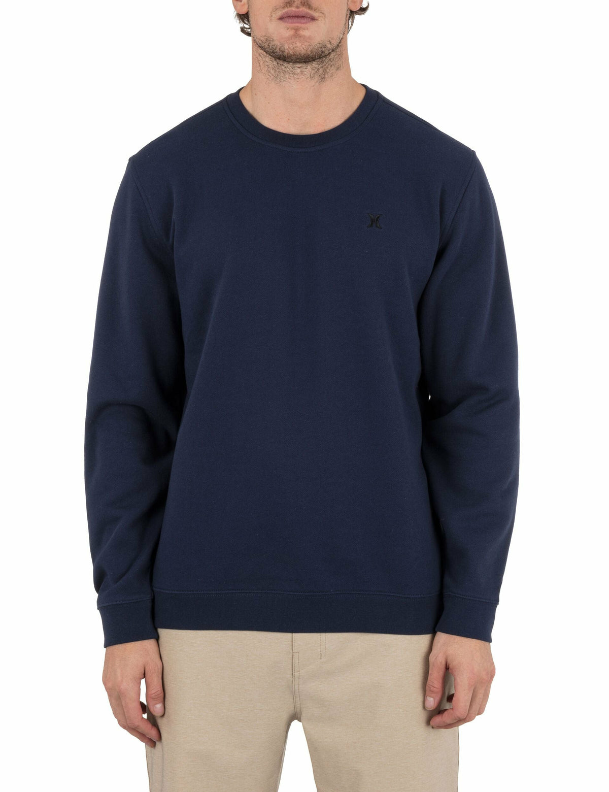 Hurley Mens Icon Long Sleeve Crew