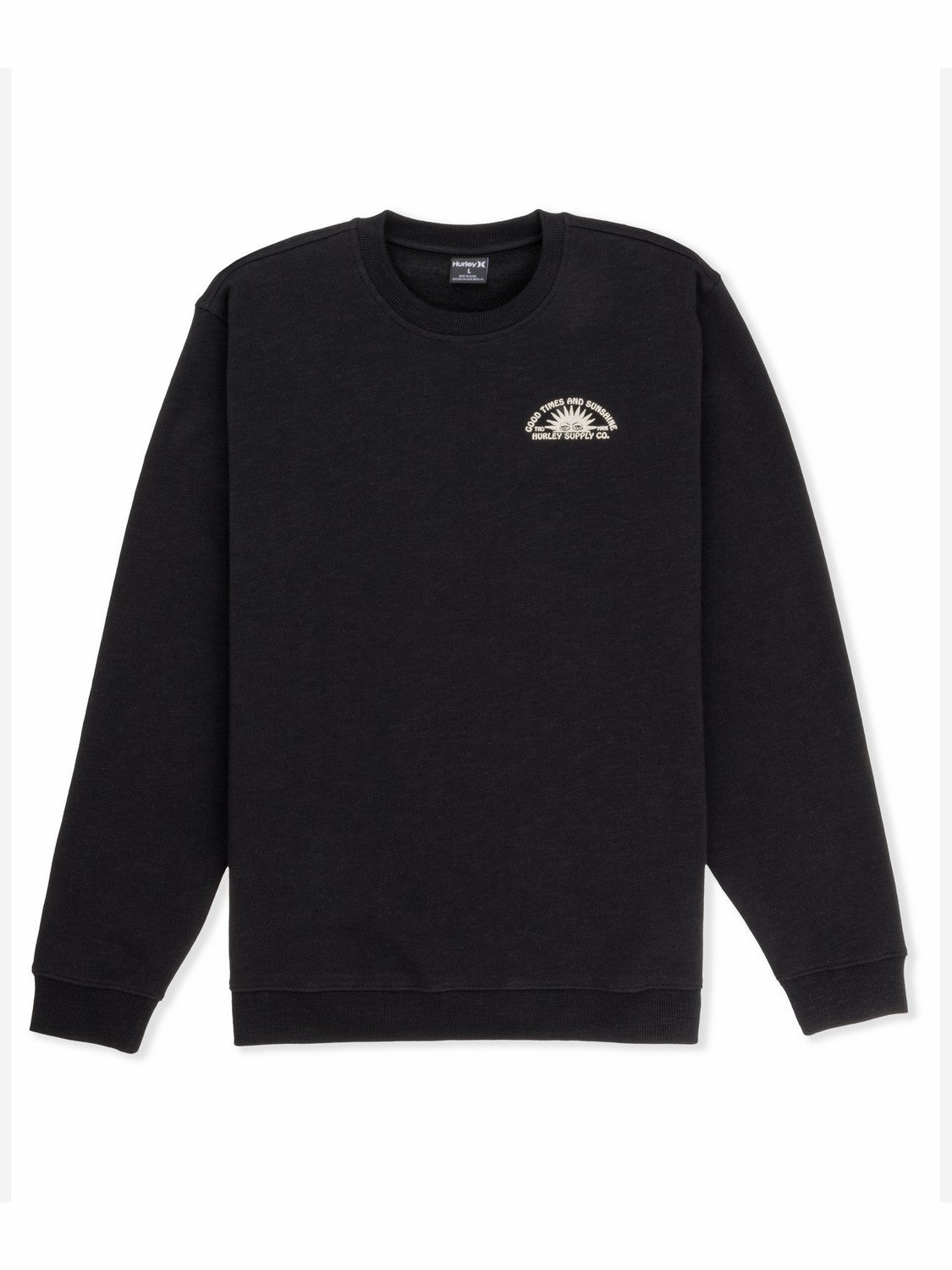 Hurley Mens Sunshine Slub Crew Sweatshirt
