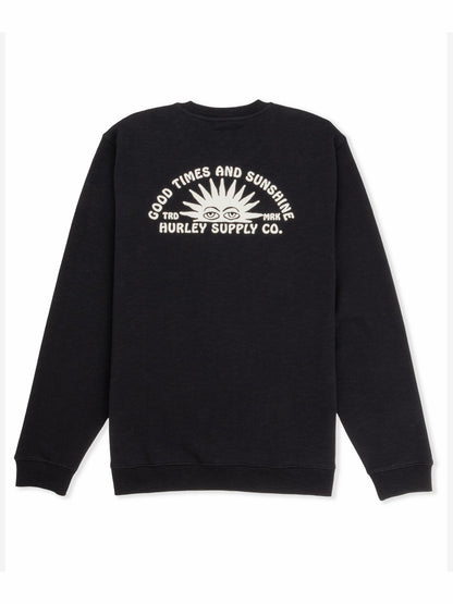 Hurley Mens Sunshine Slub Crew Sweatshirt