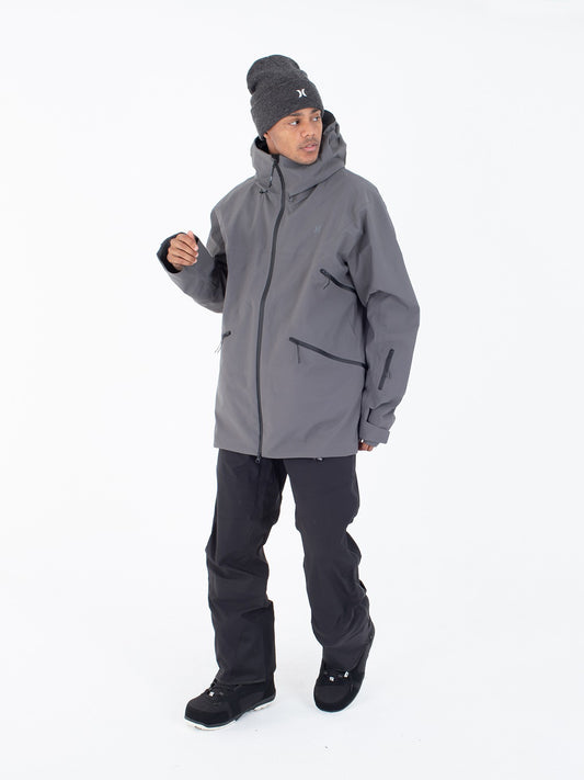Hurley Mens Cream Snow Jacket