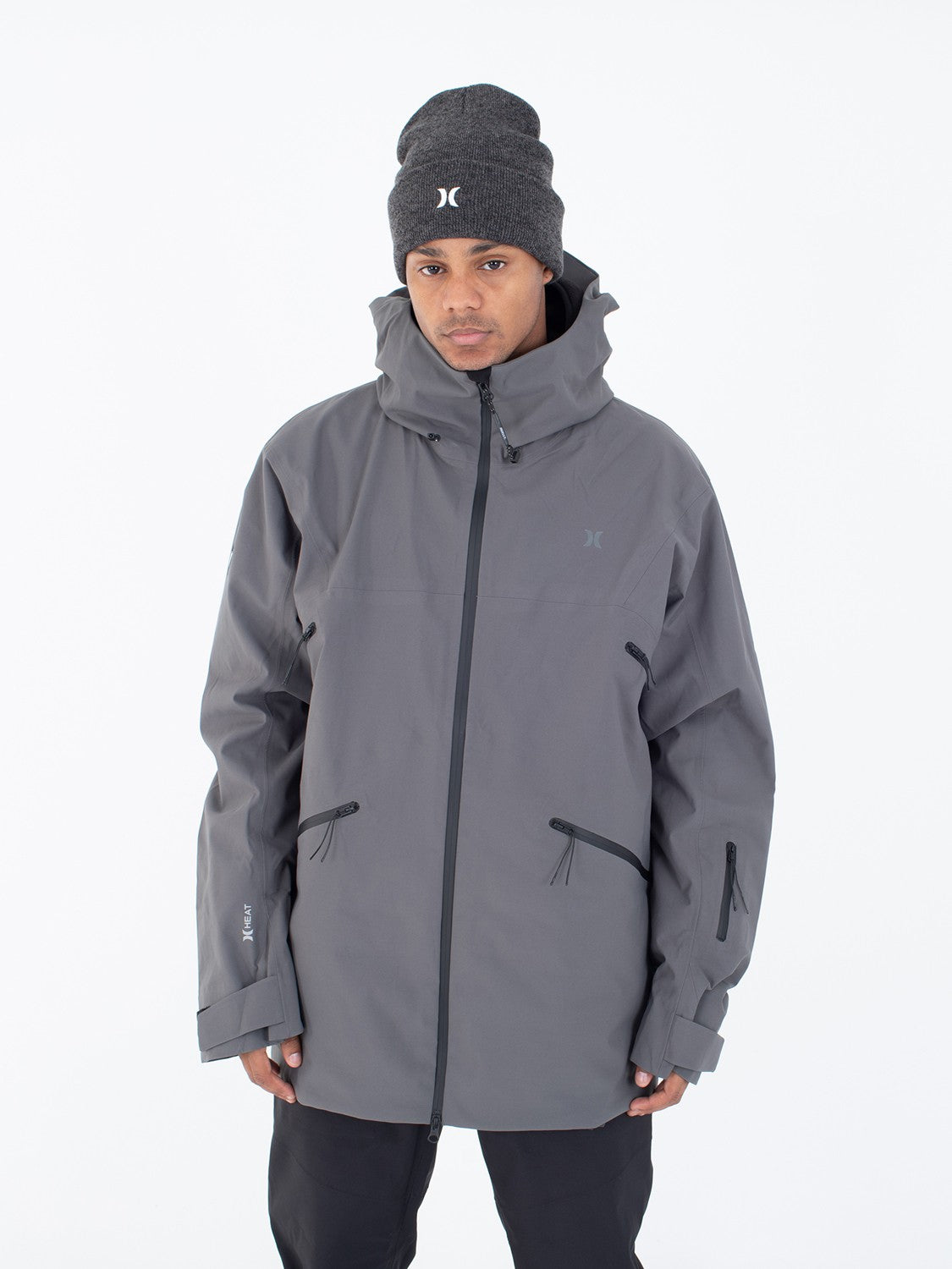 Hurley Mens Cream Snow Jacket