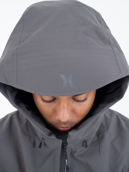 Hurley Mens Cream Snow Jacket