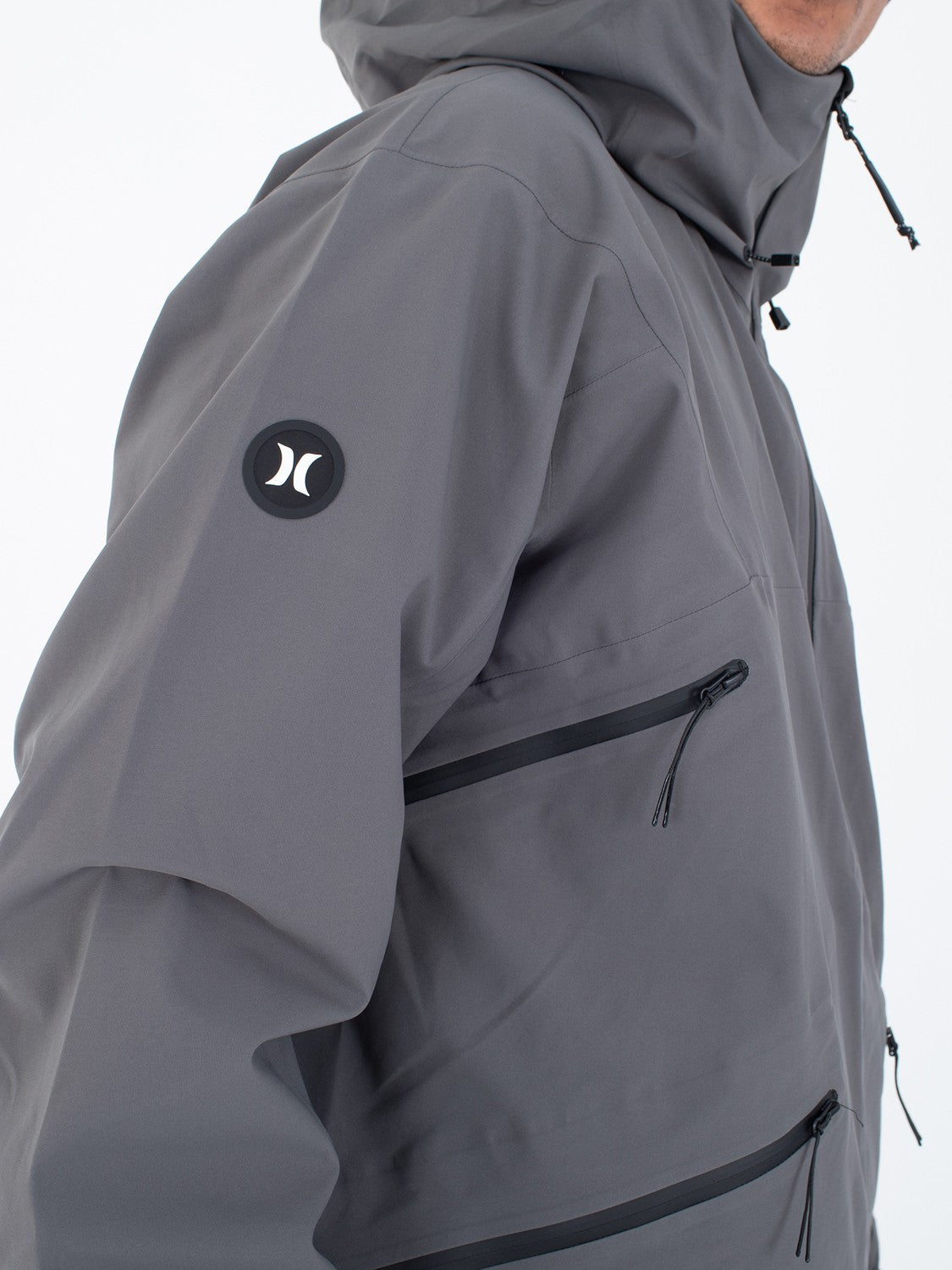 Hurley Mens Cream Snow Jacket