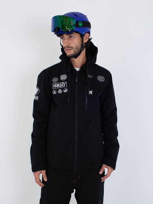 Hurley Mens Patch Snow Jacket