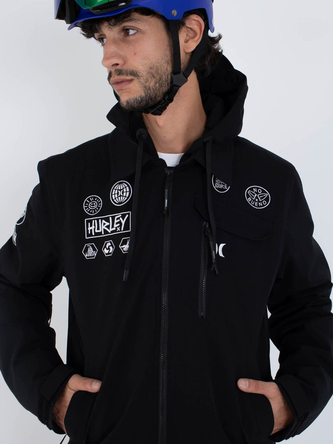 Hurley Mens Patch Snow Jacket