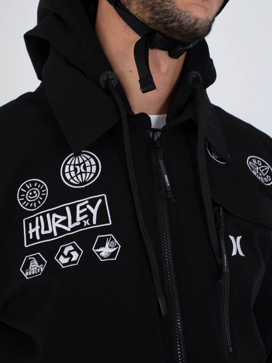 Hurley Mens Patch Snow Jacket