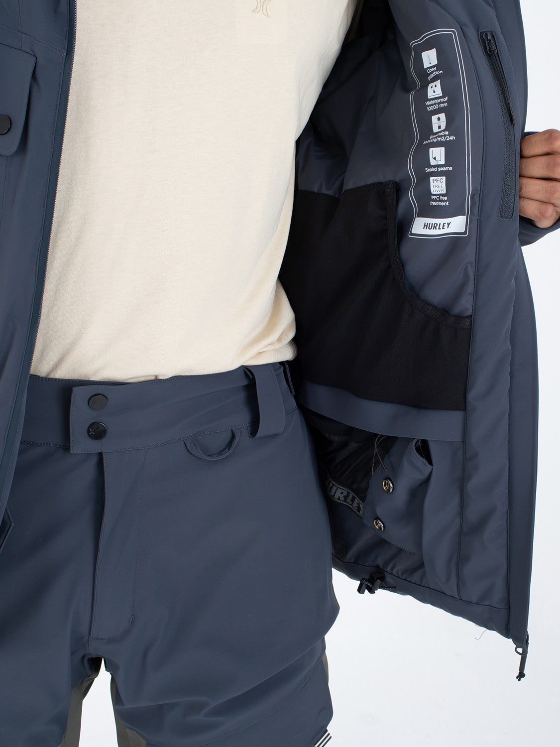 Hurley Mens Deeppow Snow Jacket