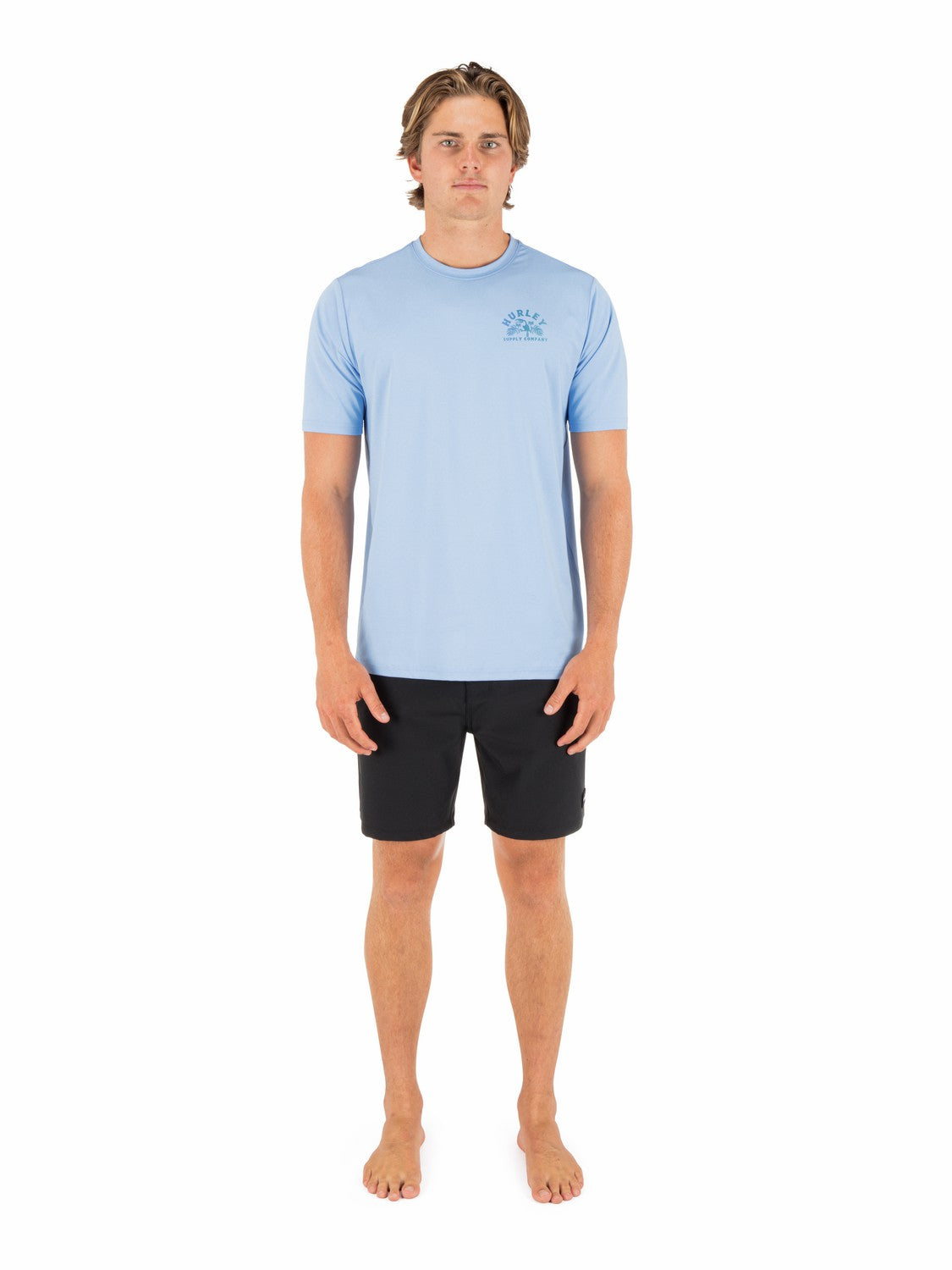 Hurley Mens Hybrid UPF Short Sleeve