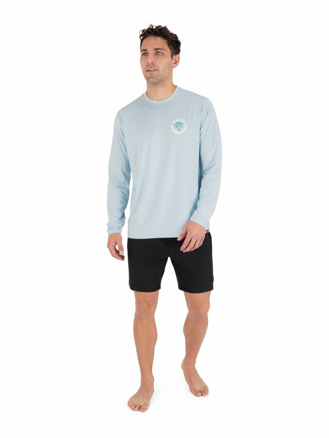 Hurley Mens Hybrid UPF Long Sleeve