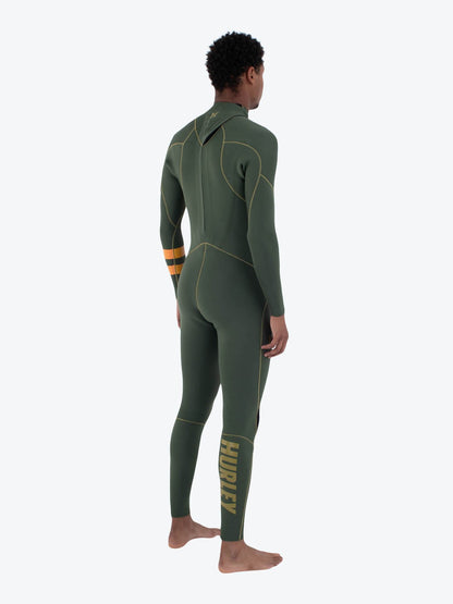 Hurley Mens Advant 4/3 Mm Back Zip Fullsuit