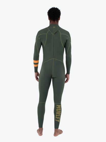 Hurley Mens Advant 4/3 Mm Back Zip Fullsuit