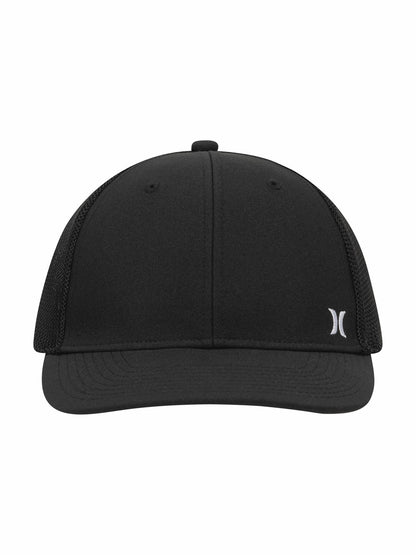 Hurley Mens Icon Mini Mesh Stretch Fit Trucker Hat