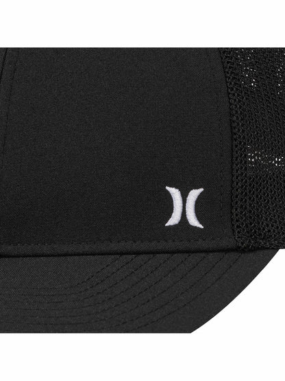Hurley Mens Icon Mini Mesh Stretch Fit Trucker Hat