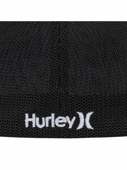 Hurley Mens Icon Mini Mesh Stretch Fit Trucker Hat
